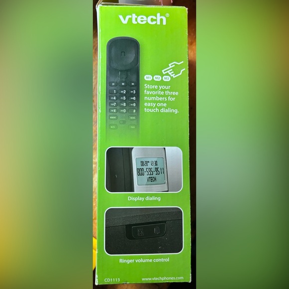 New in Box! Vtech Trimstyle Telephone With Call ID/Call Waiting CD1113 Landline - Picture 3 of 3